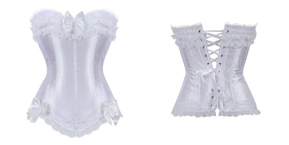 Corset Drag Poison (Blanc)