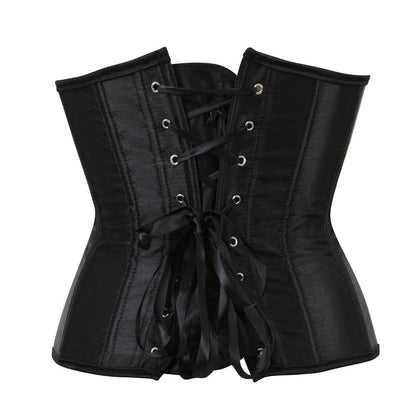 Corset Drag Satin (Noir)