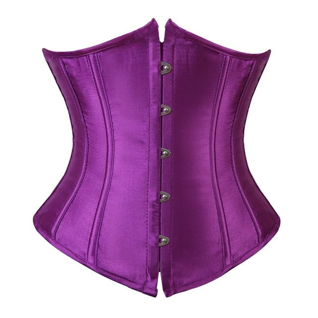 Corset Drag Satin (11 Couleurs)