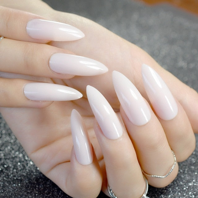 Faux Ongles Drag Ivory (24 Unités)