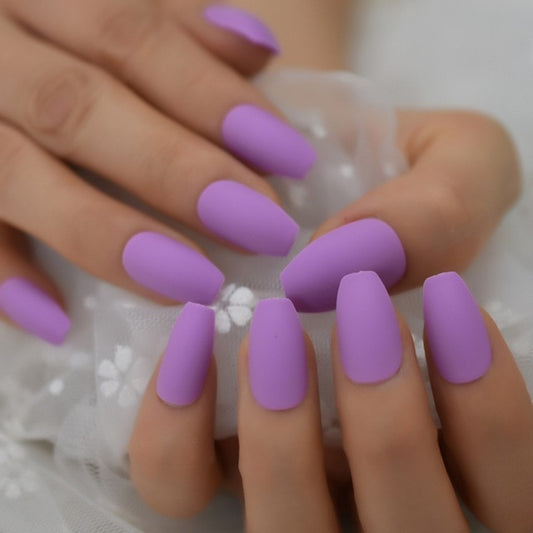 Faux Ongles Drag Purple (24 Unités)