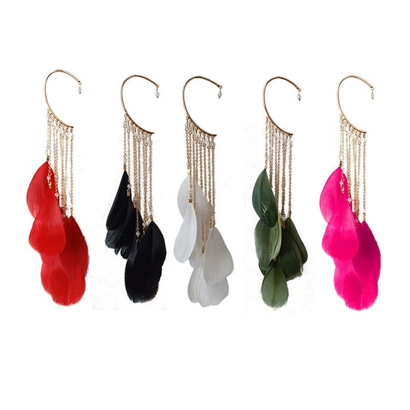 Boucles D'Oreilles Clip Drag Mohegan (5 Couleurs)