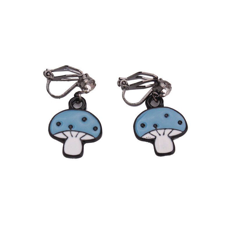 Boucles D'Oreilles Clip Drag Mushroom