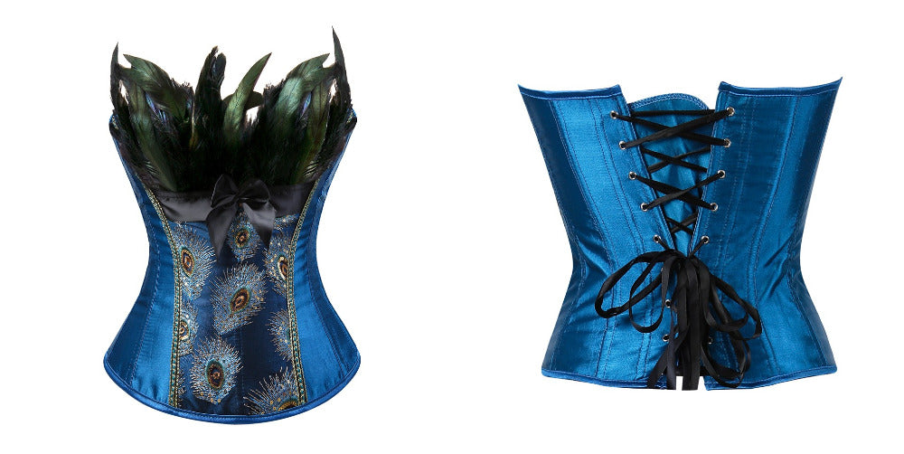 Corset Drag Peacock (2 Couleurs)