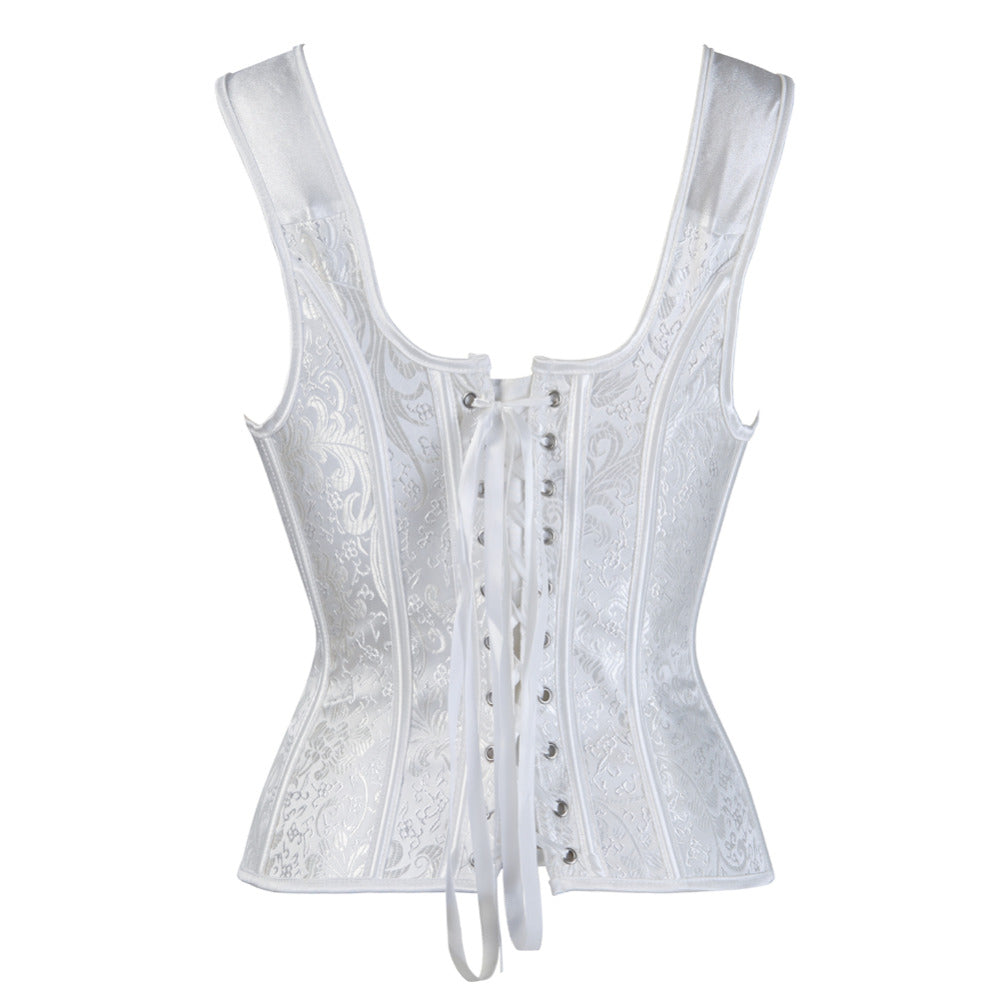 Corset Drag Greta (Blanc)