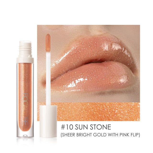 Lip Gloss Professionnel Brillant (16 Couleurs)