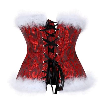 Corset Drag Noel (Rouge foncé)