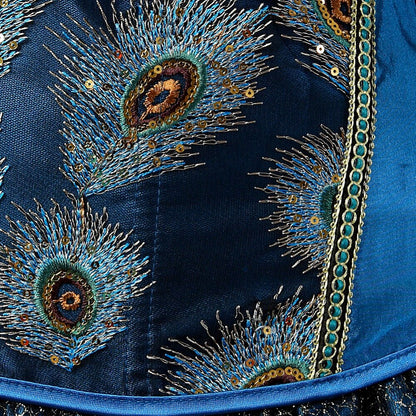 Corset Drag Peacock (2 Couleurs)