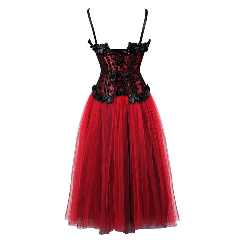 Robe Corset Drag Ninette (Rouge)