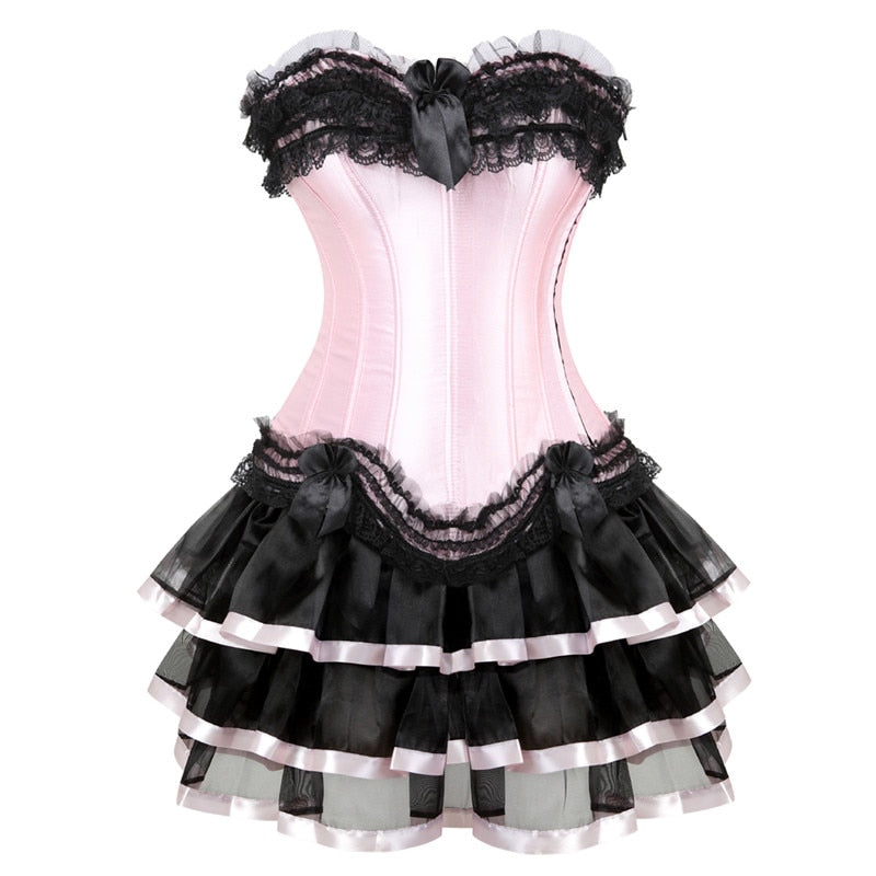 Robe Corset Drag Poison (Jupe courte)