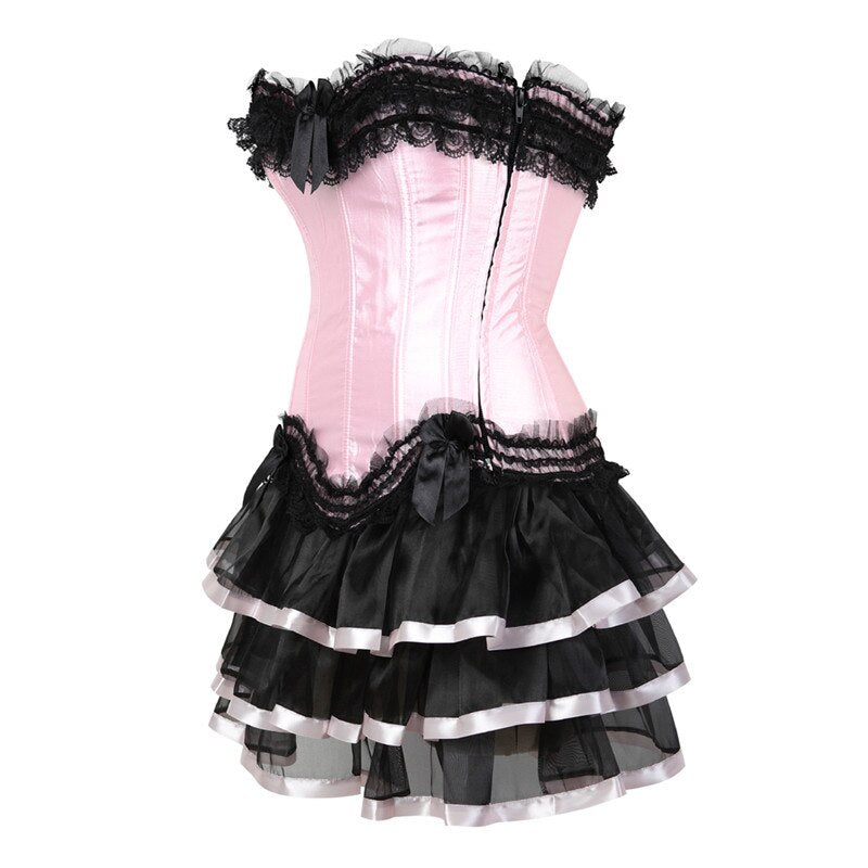 Robe Corset Drag Poison (Jupe courte)