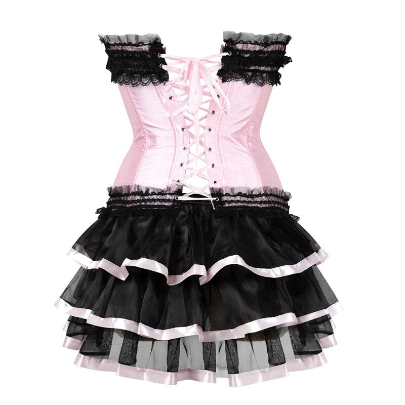 Robe Corset Drag Poison (Jupe courte)