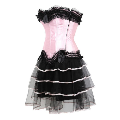 Robe Corset Drag Poison (Jupe longue)