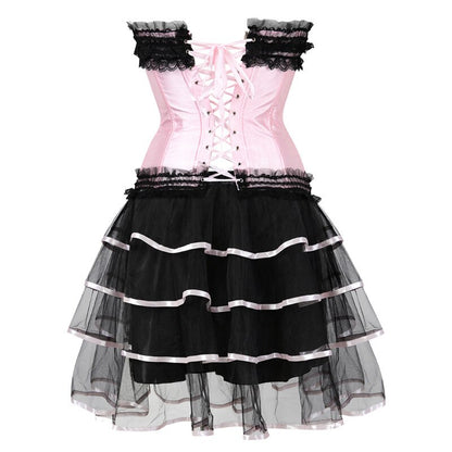 Robe Corset Drag Poison (Jupe longue)