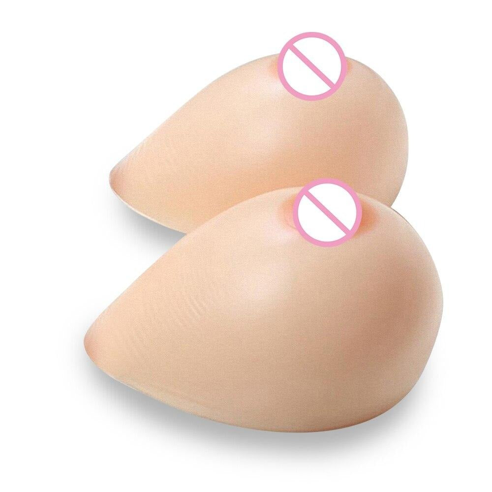 Faux Seins En Silicone Pour Travesti, Drag Queen Ou Cosplay - Tailles B à S - Rembourrage Coton Ou Gel - Grandes Tailles Disponibles