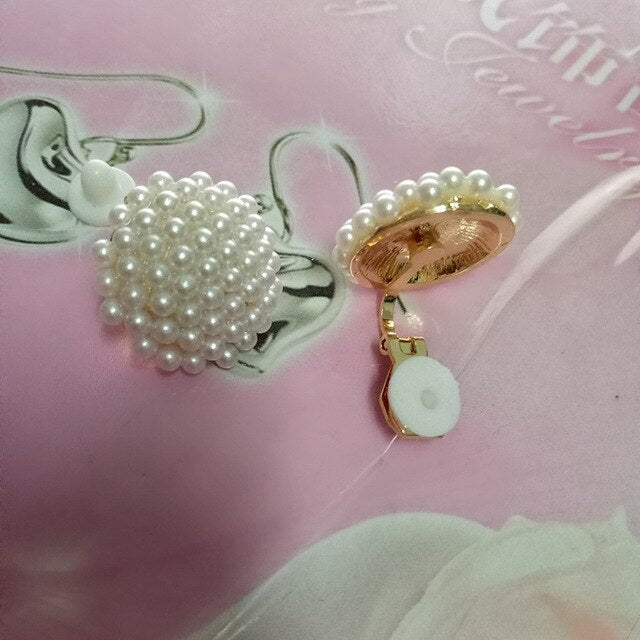 Boucles D'Oreilles Clip Queen Bubbles