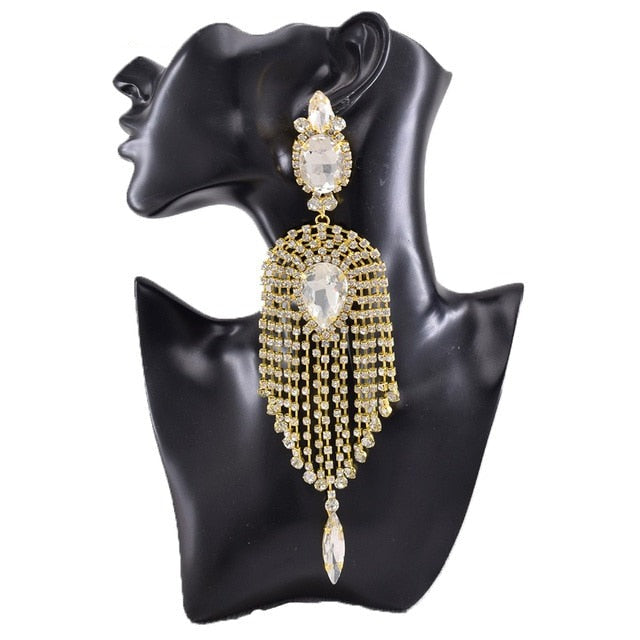 Boucles D'Oreilles Clip Queen Caribean (5 Couleurs)