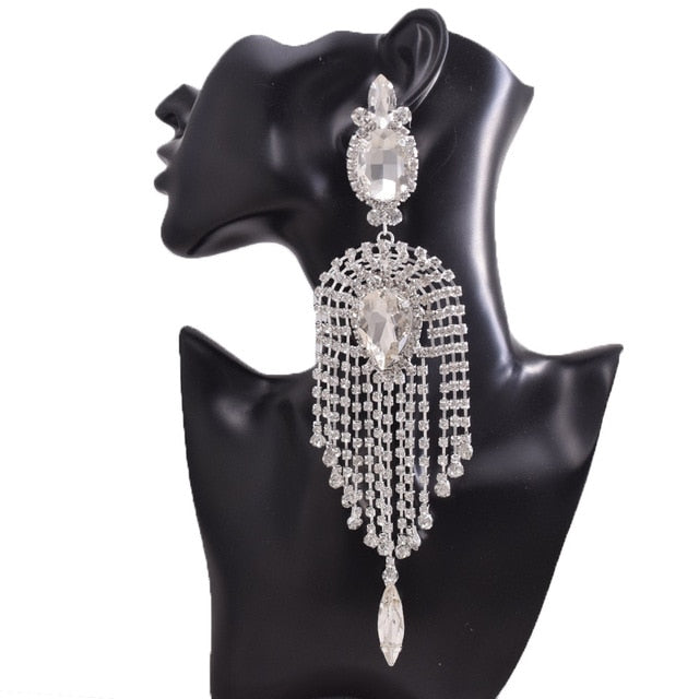 Boucles D'Oreilles Clip Queen Caribean (5 Couleurs)