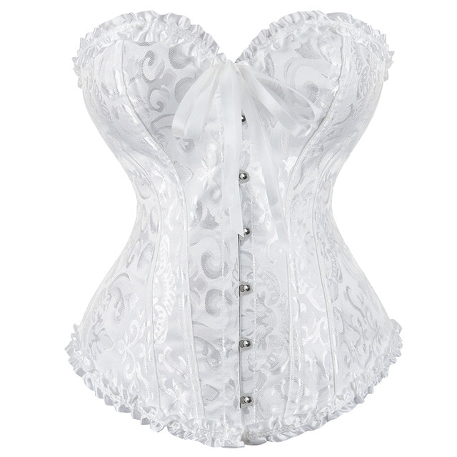 Corset Queen Floryland (Blanc)