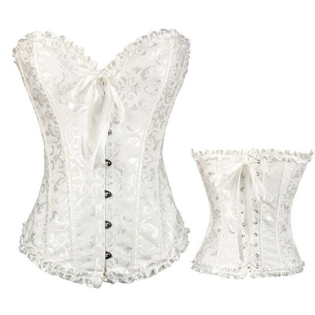 Corset Drag Fayette (Blanc)