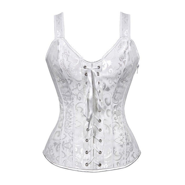 Corset Drag Milene (Blanc)