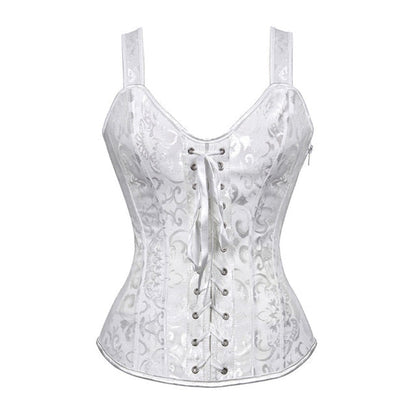 Corset Drag Milene (Blanc)