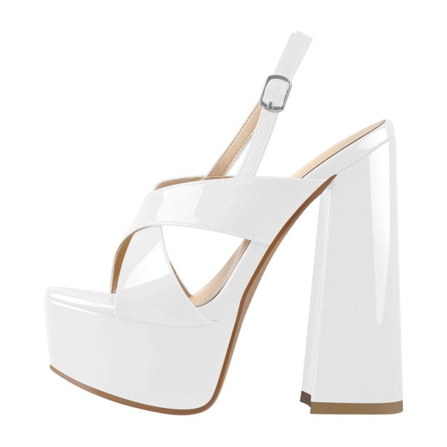 Sandales Queen Bhiowork (Blanc)