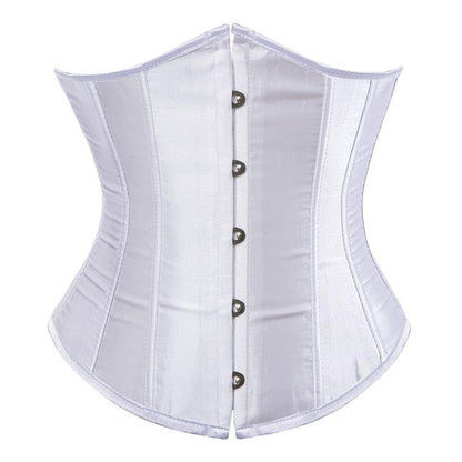 Corset Drag Satin (Blanc)