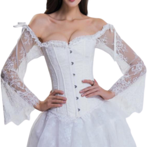 Corset Drag Forest (Blanc)