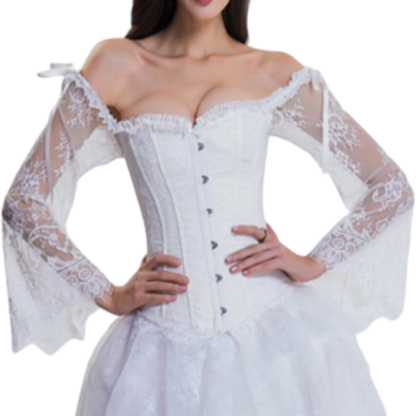 Corset Drag Forest (Blanc)