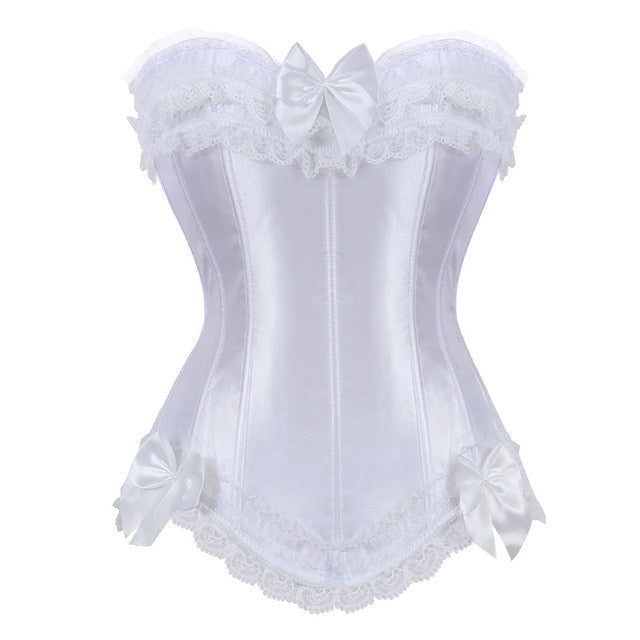 Corset Drag Poison (Blanc)