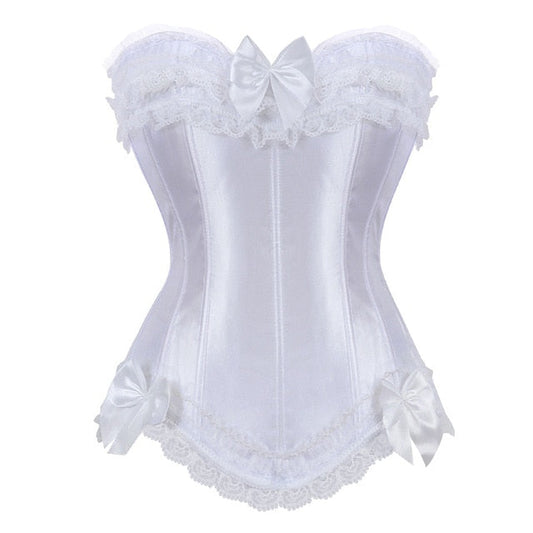 Corset Drag Poison (Blanc)