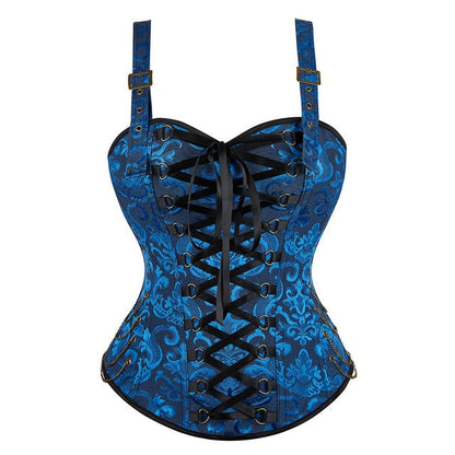 Corset Queen Hawren (Bleu)