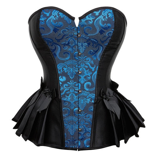 Corset Queen Rockinha (Bleu)