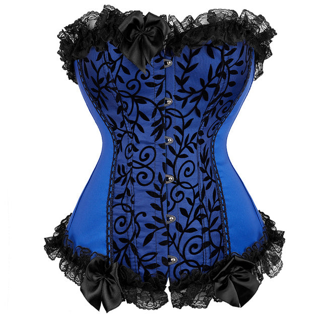 Corset Queen Izy (Bleu)