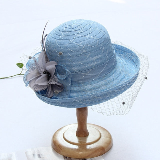 Chapeau Queen Divinna (Bleu clair)