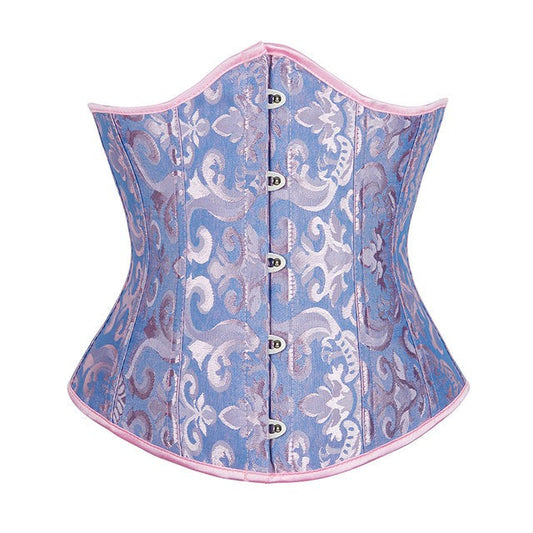 Corset Queen Spring (Bleu et rose)