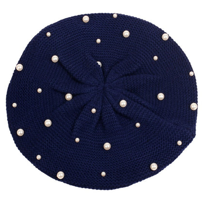 Béret Queen Milan (Bleu marine)