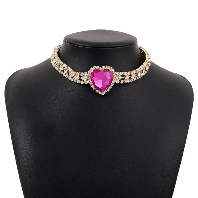 Collier ras du cou Queen Rose (Doré)