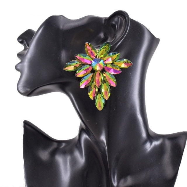 Boucles D'Oreilles Clip Queen Crauch (12 Couleurs)