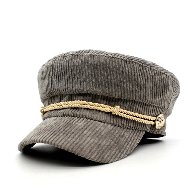 Casquette Drag Corduroy (Gris)