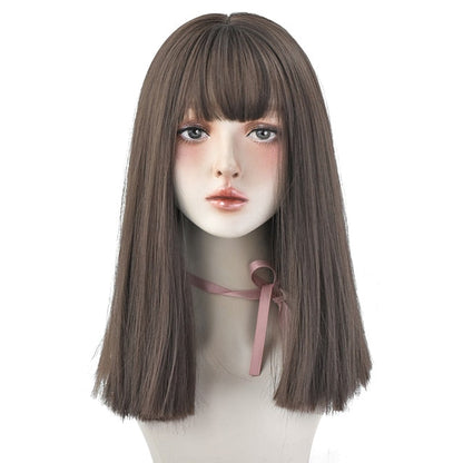 Perruque Queen Gigsha (Gris et marron foncé)