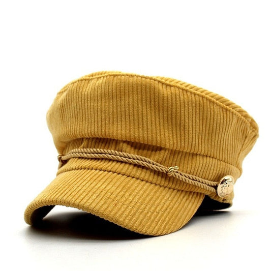 Casquette Drag Corduroy (Jaune)