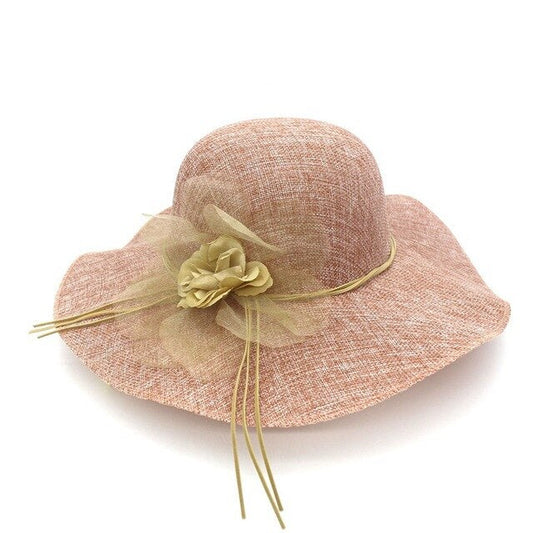 Chapeau Drag Linen (Marron clair)