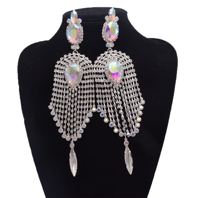 Boucles D'Oreilles Clip Queen Caribean (5 Couleurs)