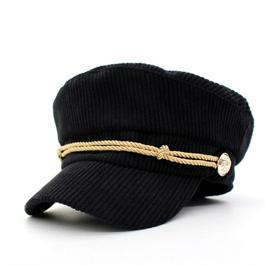 Casquette Drag Corduroy (Noir)