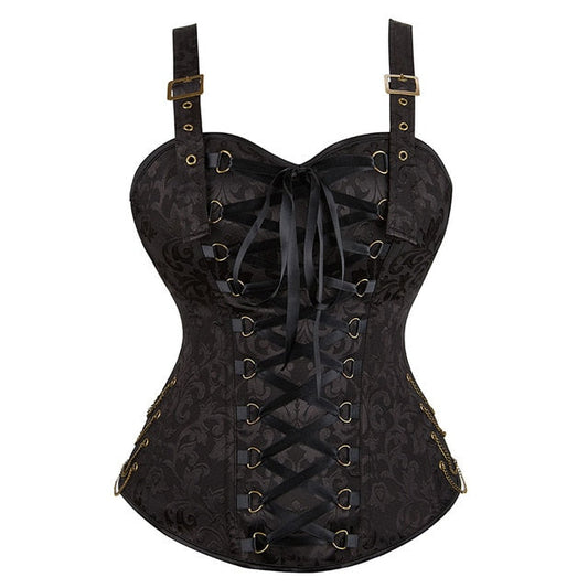 Corset Queen Hawren (Noir)