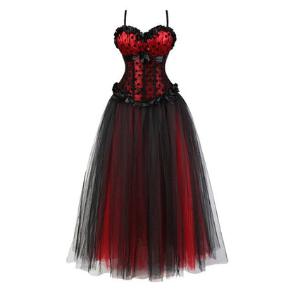 Robe Corset Drag Ninette (Noir)