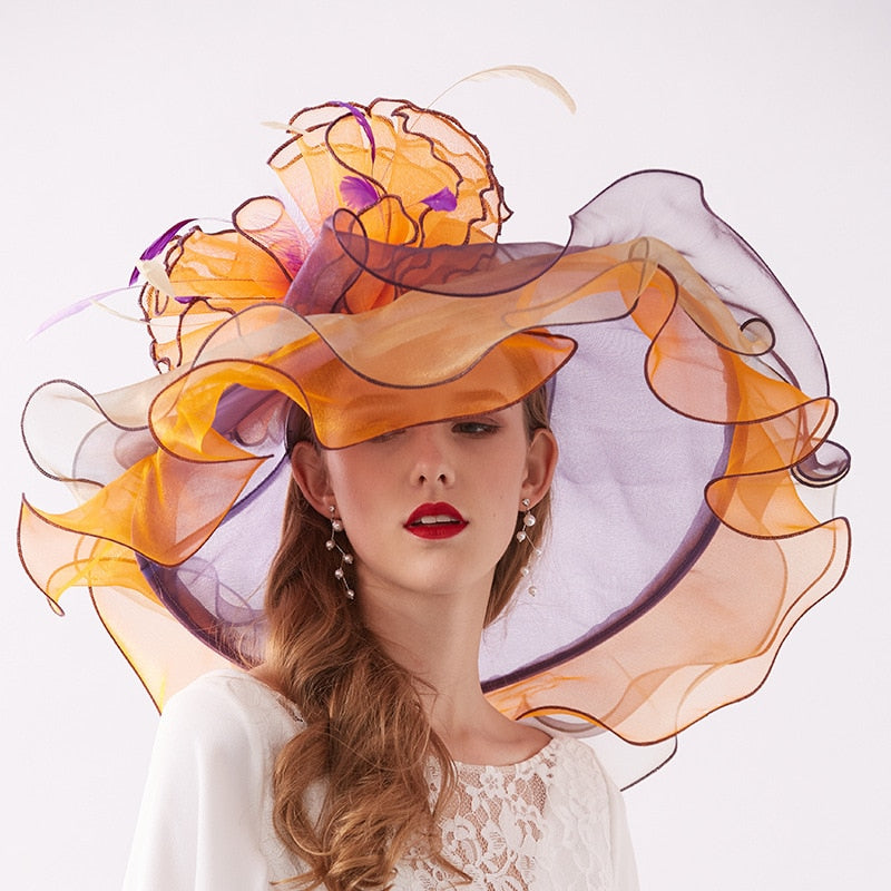 Chapeau Queen Indirha (Orange)