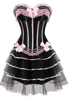 Robe Corset Drag Martina (Rose)